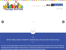 Tablet Screenshot of midlandstherapysc.com